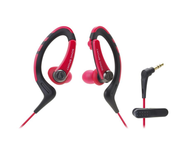 Audio-Technica ATH-SPORT1 Czerwony - 461498 - zdjęcie